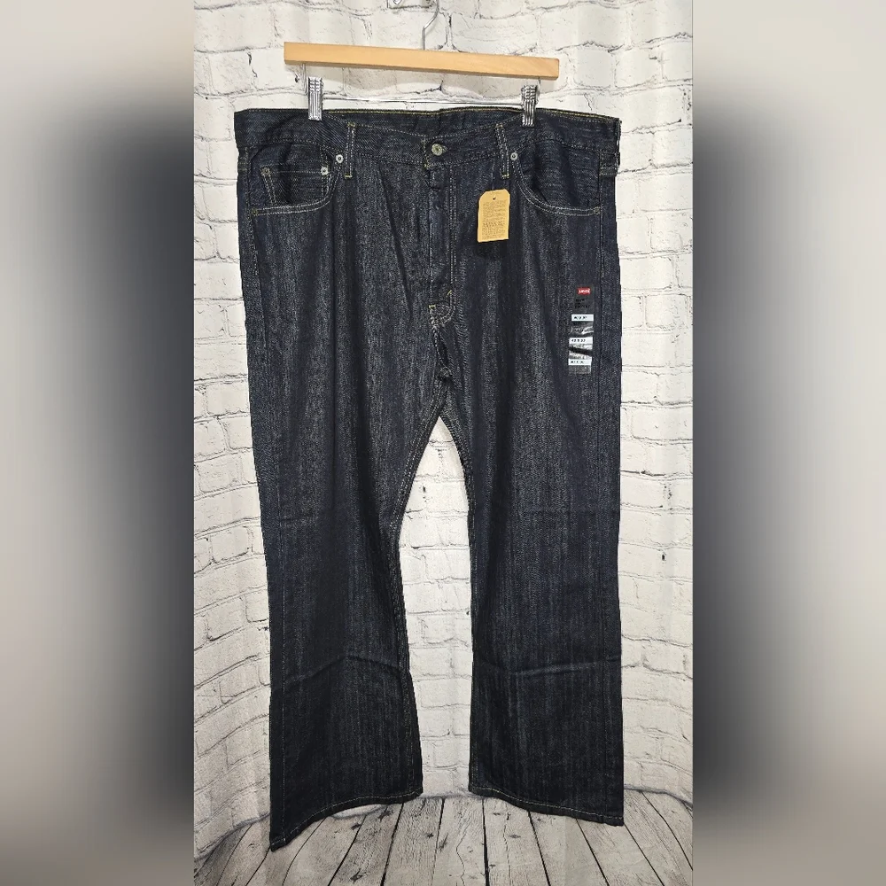 Levi's Men's Dark Blue 527‎ Slim Bootcut Jeans Size 40x30